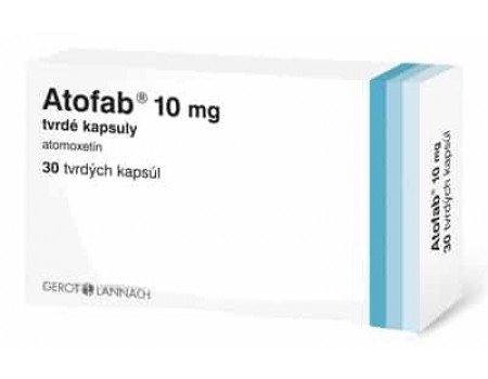 Atofab 10 mg. 30 capsules